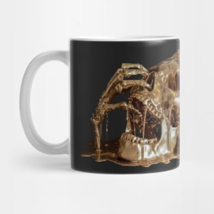 Melting skull Mug